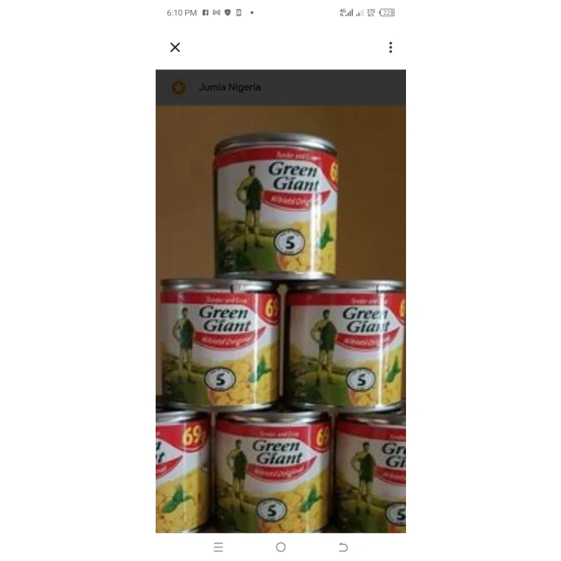 Sweet corn (green giant)big can