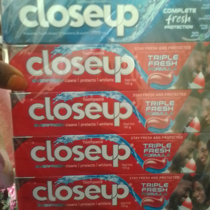 Close up Toothpaste biggest size