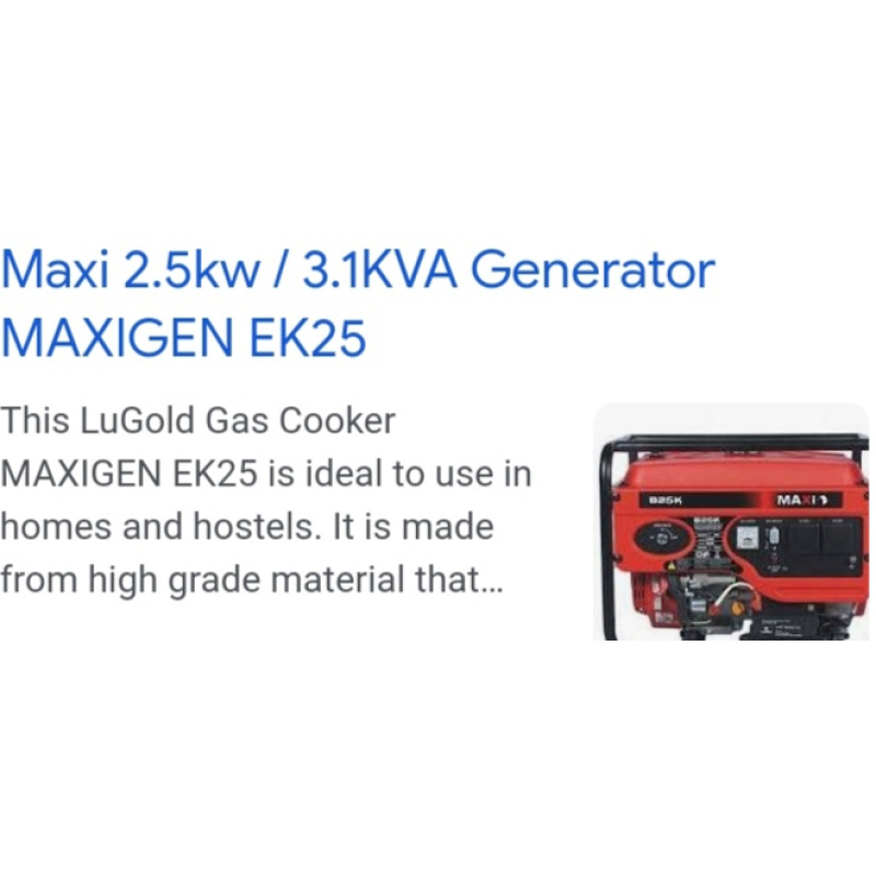THERMOCOOL TEC GEN PTR MED HSTL 4000ES 3.75kVA/3.0kW